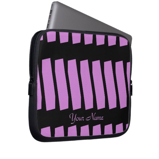 Abstrakte Laptop-Computer Hülse, Fuschia u. Laptopschutzhülle (Vorne Rechts)