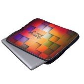 Abstrakte Laptop-Hülse der Kunst-17 Laptopschutzhülle (Vorne Knopf)