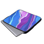 Abstrakte" Laptophülse "der Bluebells Laptopschutzhülle (Vorne Knopf)