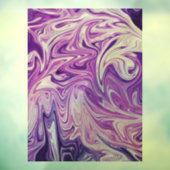 Abstrakte Lava Fensteraufkleber (Blatt 3)