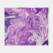 Abstrakte Lava Fleecedecke (Vorderseite (Horizontal))