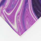 Abstrakte Lava Fleecedecke (Ecke)