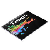 Abstrakte Lava-Lampe Notizblock (Linke Seite)