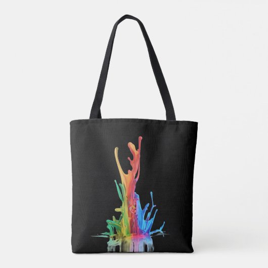 Abstrakte Lava-Lampe Tasche (Rückseite)