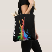 Abstrakte Lava-Lampe Tasche (Von Nahem)