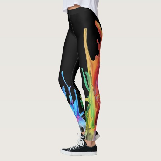 Abstrakte Lava Lava Lamp Leggings (Links)