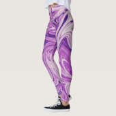 Abstrakte Lava Leggings (Links)