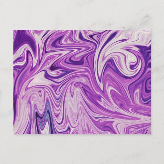 Abstrakte Lava Postkarte (Vorderseite)