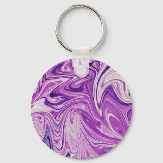 Abstrakte Lava Schlüsselanhänger (Vorderseite)