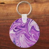 Abstrakte Lava Schlüsselanhänger (Vorderseite)