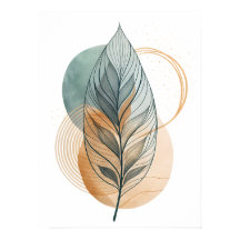 Abstrakte Leaf Art