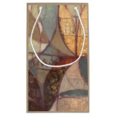 Abstrakte Leaf-Malerei von Norman Wyatt Kleine Geschenktüte (Rückseite)