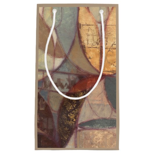 Abstrakte Leaf-Malerei von Norman Wyatt Kleine Geschenktüte (Vorderseite)