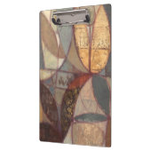 Abstrakte Leaf-Malerei von Norman Wyatt Klemmbrett (Links)