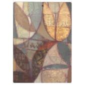 Abstrakte Leaf-Malerei von Norman Wyatt Klemmbrett (Rückseite)