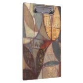 Abstrakte Leaf-Malerei von Norman Wyatt Klemmbrett (Rechts)