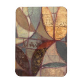 Abstrakte Leaf-Malerei von Norman Wyatt Magnet (Vertikal)