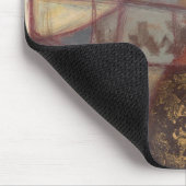 Abstrakte Leaf-Malerei von Norman Wyatt Mousepad (Ecke)