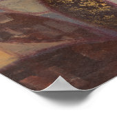 Abstrakte Leaf-Malerei von Norman Wyatt Poster (Ecke)