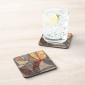 Abstrakte Leaf-Malerei von Norman Wyatt Untersetzer (Rechte Seite)