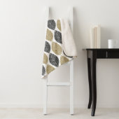 Abstrakte Leaf-Muster-Decken Sherpadecke (Beispiel)