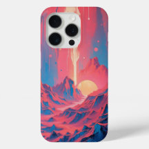 Abstrakte Lebenskraft des kosmischen Berges