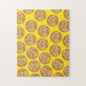 Abstrakte Lebensmittelkunst, Pizza Puzzle (Vertikal)
