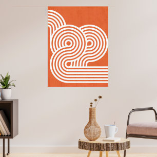 Abstrakte lebhafte Rhythmen Poster