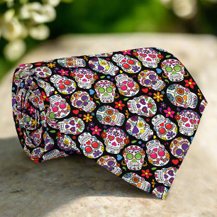 Abstrakte Leckerbissen Halloween Krawatte