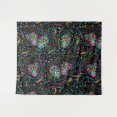 Abstrakte Leckerbissen Halloween Wandteppich (Vorderseite (Horizontal))