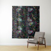 Abstrakte Leckerbissen Halloween Wandteppich (Beispiel)