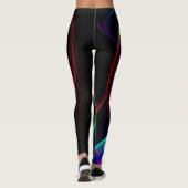 Abstrakte Leggings (Rückseite)