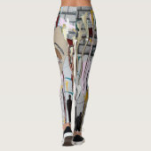Abstrakte Leggings (Rückseite)