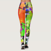 Abstrakte Leggings (Rückseite)