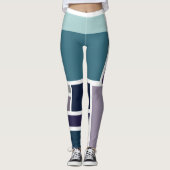 Abstrakte Leggings (Vorderseite)