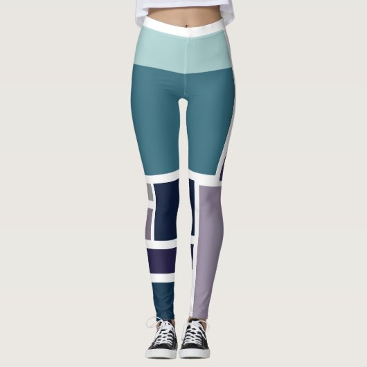 Abstrakte Leggings (Vorderseite)