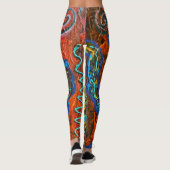Abstrakte Leggings (Rückseite)