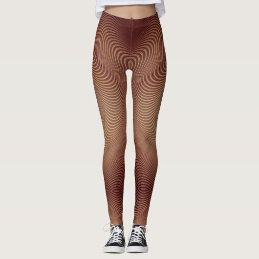 Abstrakte Leggings (Vorderseite)