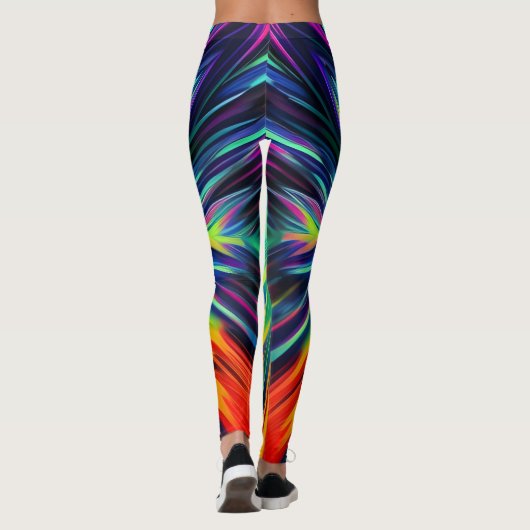 Abstrakte Leggings (Rückseite)