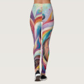 Abstrakte Leggings (Rückseite)