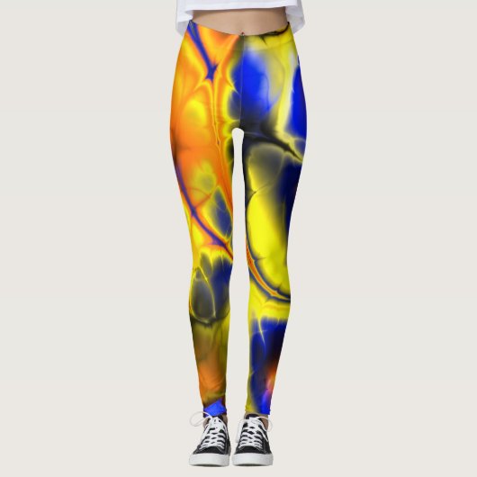 Abstrakte Leggings (Vorderseite)