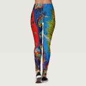 Abstrakte Leggings (Rückseite)