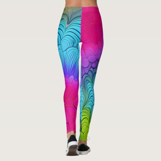 Abstrakte Leggings (Rückseite)