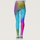 Abstrakte Leggings (Vorderseite)