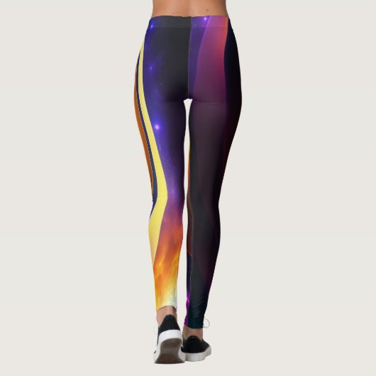 Abstrakte Leggings (Rückseite)