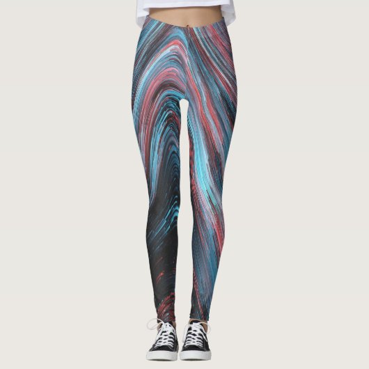 Abstrakte Leggings (Vorderseite)