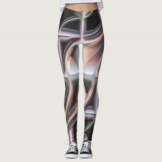 Abstrakte Leggings (Vorderseite)
