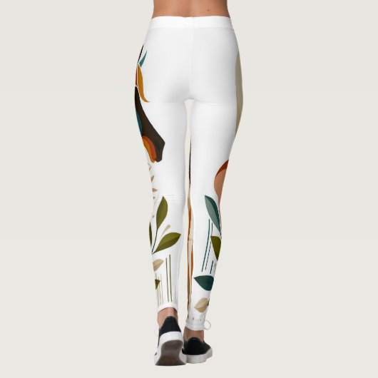 Abstrakte Leggings (Rückseite)