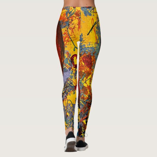 Abstrakte Leggings (Rückseite)