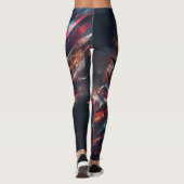 Abstrakte Leggings (Rückseite)